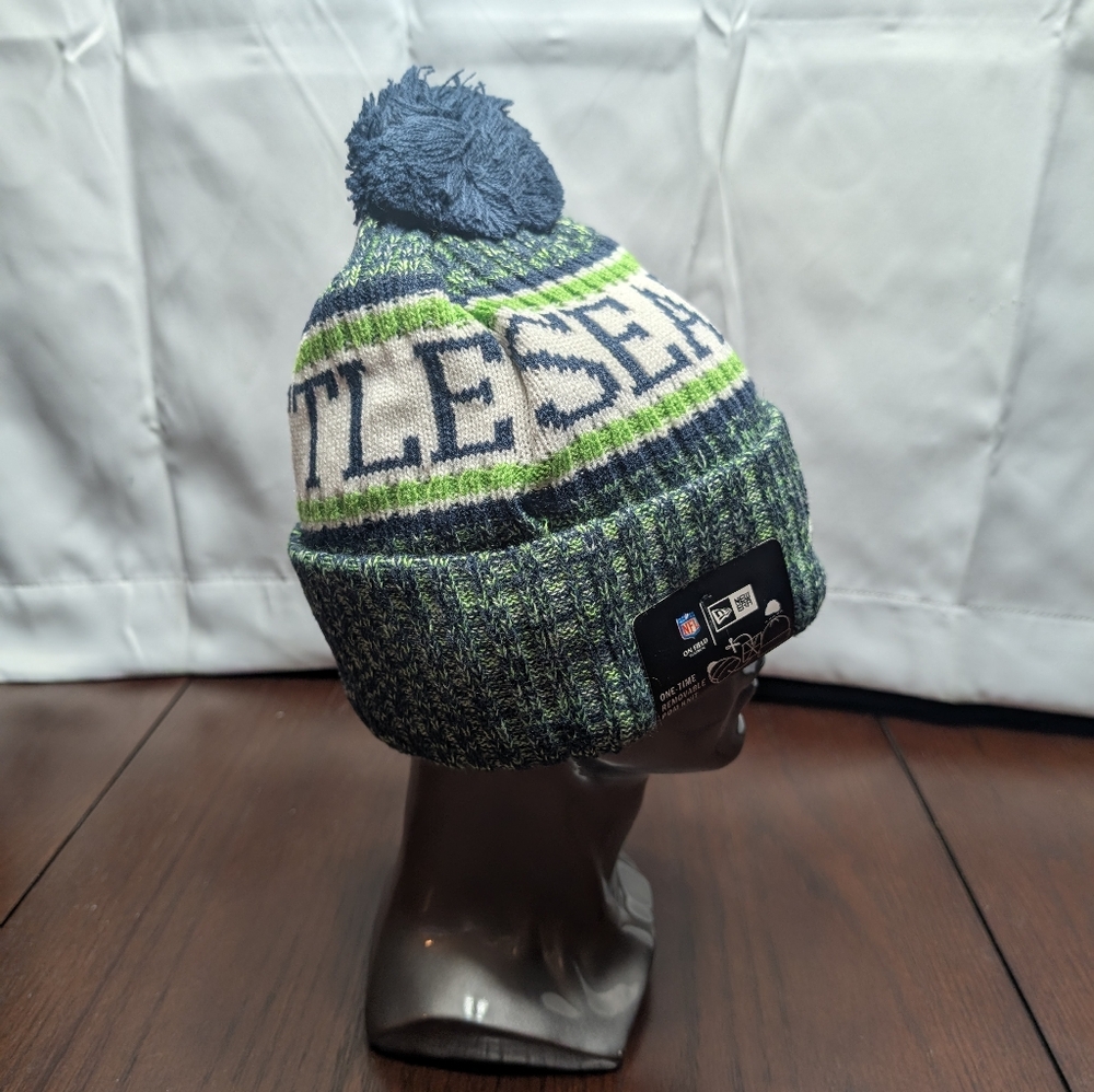 Seattle Seahawks NFL Football New Era Knit Cap Beanie - Picture 2 of 4